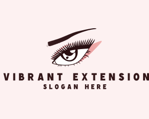 Beauty Lady Eyebrow logo design