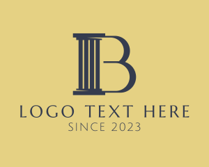 Legal Pillar Letter B  logo