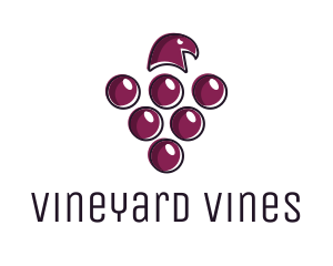 Grape Hawk Vineyard  logo design