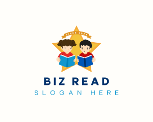 Children Book Education logo design