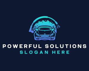 Car Power Wash logo design