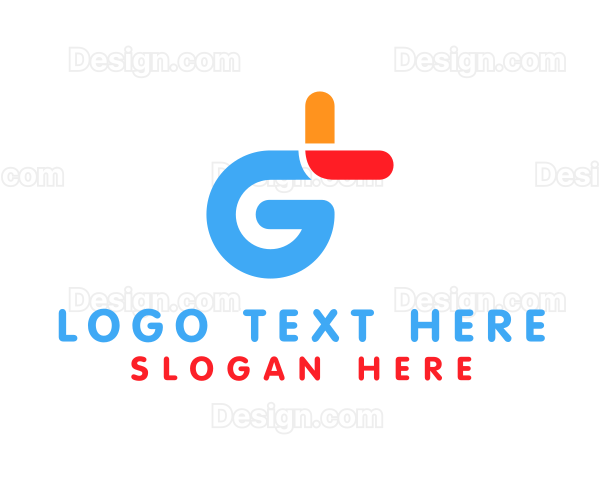 Modern Goldfish Gamer Letter G Logo