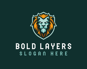 Lion Shield Gaming logo design