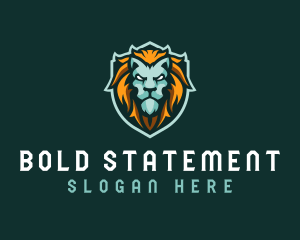 Lion Shield Gaming logo design