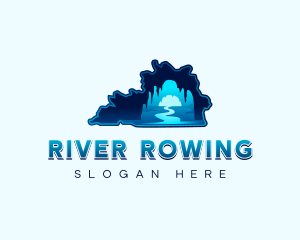 Kentucky Cave River logo design