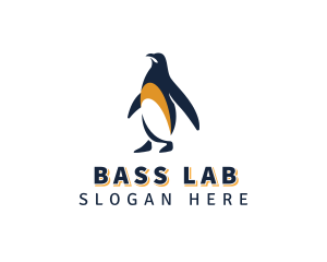 Penguin Bird Animal logo design