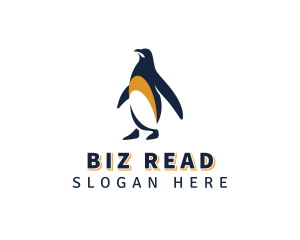 Penguin Bird Animal logo design