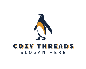 Penguin Bird Animal logo design