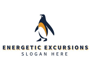 Penguin Bird Animal logo design