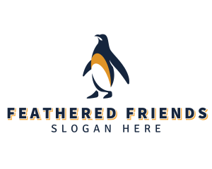 Penguin Bird Animal logo