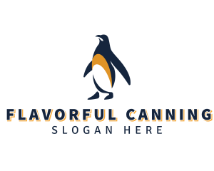 Penguin Bird Animal logo design