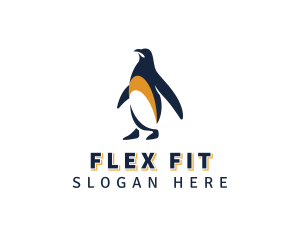 Penguin Bird Animal logo design