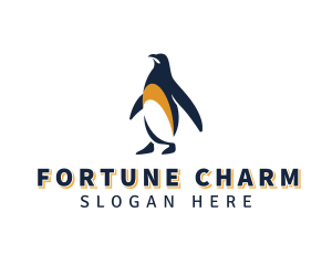 Penguin Bird Animal logo design