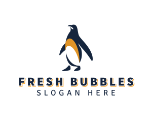 Penguin Bird Animal logo design