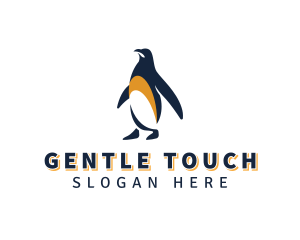 Penguin Bird Animal logo design