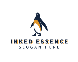 Penguin Bird Animal logo design