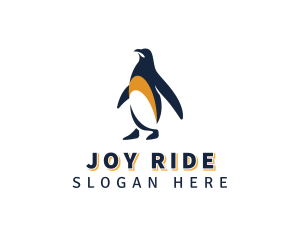 Penguin Bird Animal logo design