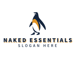 Penguin Bird Animal logo design