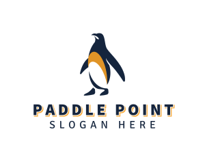 Penguin Bird Animal logo design