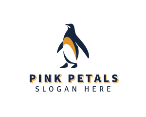 Penguin Bird Animal logo design