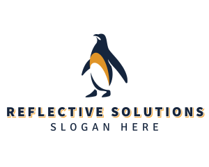 Penguin Bird Animal logo design