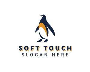 Penguin Bird Animal logo design