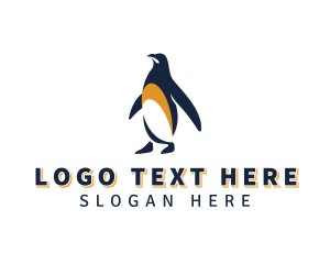 Bird - Penguin Bird Animal logo design