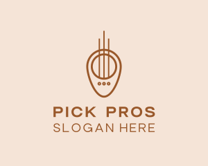 Guitar Strings Pick logo