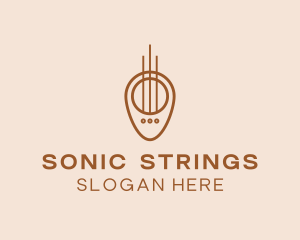 Guitar Strings Pick logo