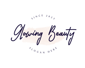 Luxury Skincare Business logo design