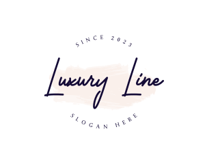 Luxury Skincare Business logo design