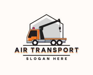 Tow Truck Transport logo design