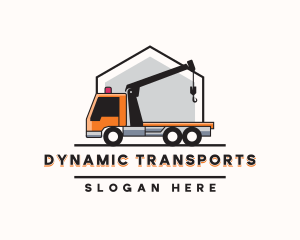 Tow Truck Transport logo design