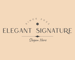 Elegant Floral Business logo design