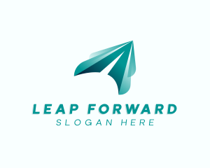 Pilot Plane Forwarding logo design