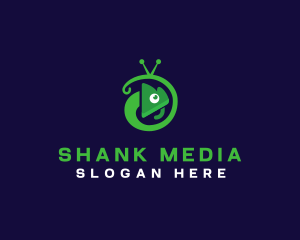 Gecko Television Media logo design