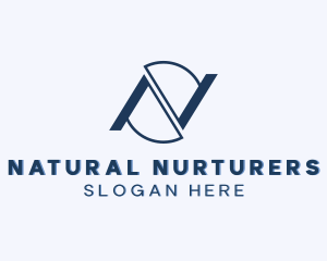 Arrow Logistics Delivery Letter N logo design