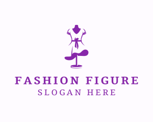 Tailoring Dress Mannequin logo design