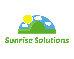 Sun Clouds Nature logo