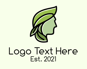 Green Leaf Organic Man logo