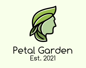 Green Leaf Organic Man logo design