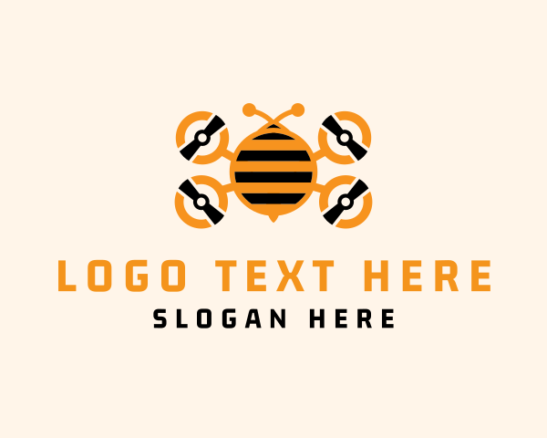 Black And Orange logo example 2