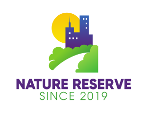 Building Nature City logo design