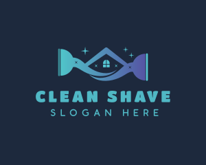 House Cleaning Plunger logo design