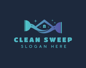 House Cleaning Plunger logo design