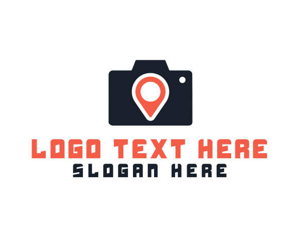 Location Pin logo example 3