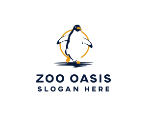 Wild Penguin Zoo logo design