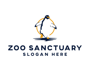 Wild Penguin Zoo logo design