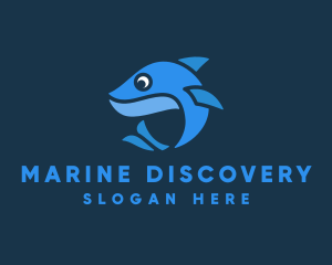 Marine Aquatic Whale logo design