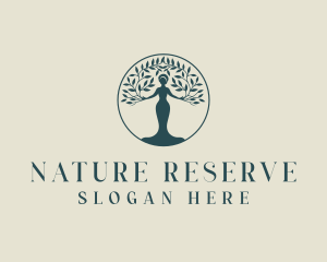 Natural Woman Beauty logo design